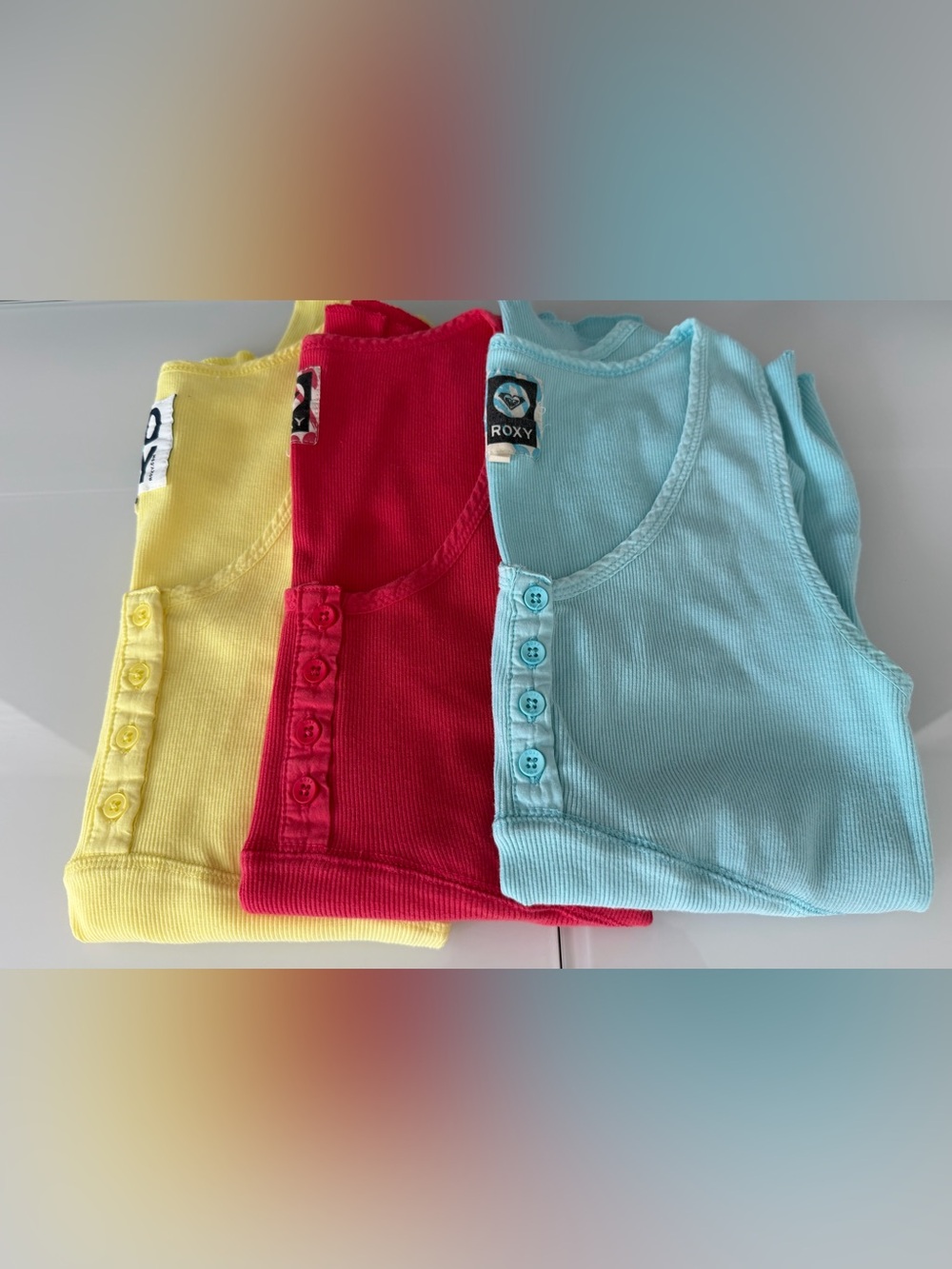 Roxy 3 colorful French Tops